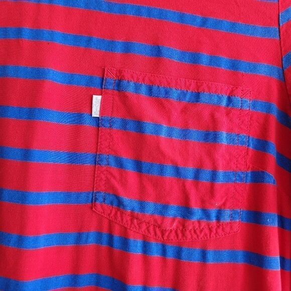 Levi's red and blue striped Shirt - Picture 4 of 4